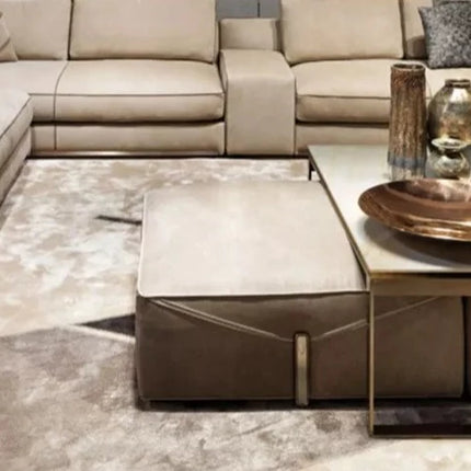 Designer home decor stainless steel leg marble coffee table design tea table end table living room furniture