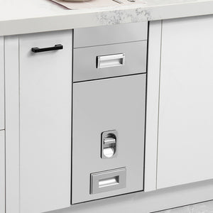 Rice Dispenser Kitchen Cabinet 23kg Built In and Stand Alone
