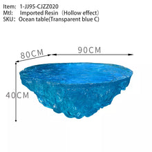 Lade das Bild in den Galerie-Viewer, Sea Round Resin Table Sculpture For Outdoor
