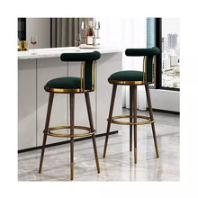 Cargar imagen en el visor de la galería, Bar Height Chair Luxury Wooden Bar Stool Chair

