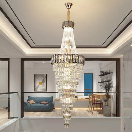 Glass staircase chandelier

Multi-layer staircase chandelier

Artistic staircase chandelier

Villa staircase chandelier

Hotel staircase chandelier