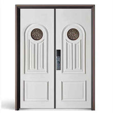 Lade das Bild in den Galerie-Viewer, Luxury Design Cast Aluminium Door Double Door Bulletproof Main Entrance Steel Doors Security  (note: price depends on the size of your door )
