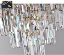 Load image into Gallery viewer, Luxury Crystal chandelier Home hotels living room décor ceiling lights
