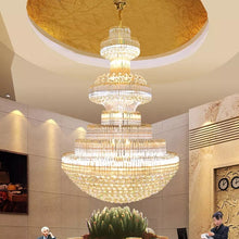 Load image into Gallery viewer, contemporary hotel luxury led crystal chandelier
