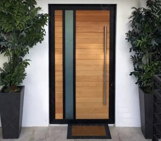 Exterior Villa Wrought Iron Entry Door Aluminum Main Front Door Security Steel Door