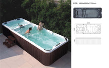 Load image into Gallery viewer, Luxurious swimming jets 8-12 person outdoor spa hot tub
