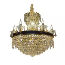 Load image into Gallery viewer, Good Quality Iron K9 Crystal Chandelier Pendant Light For Hotel

