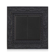 Load image into Gallery viewer, Baroque Style Wall Switch Retro 123Gang 2 Way Copper Panel Vintage Villa Light Switch
