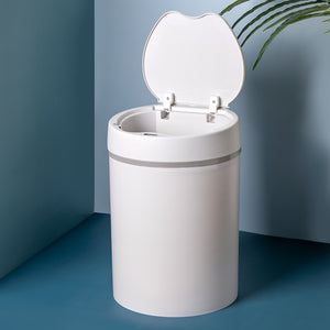 Round Home garbage bin with lids household Intelligent trash can