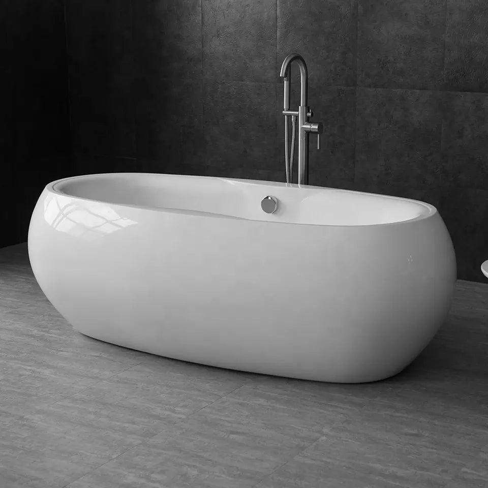 freestanding oval acrylic bathtubs, adult bathtub
