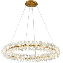 Load image into Gallery viewer, Nordic Modern Indoor Decoration Brass Luxury Crystal Chandelier Pendant Light
