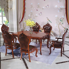 Cargar imagen en el visor de la galería, dining chair dining table set dining room table set Luxury
