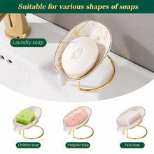 Load image into Gallery viewer, Stainless Steel Wholesale custom natural waterfall drain soap saver soap rack holder soap tray for bathroom
