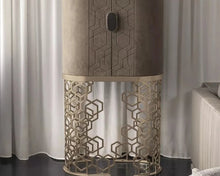 Cargar imagen en el visor de la galería, Customizable Italian Modern Sideboard Luxury Side Cabinet Soild Wood Double Swing Door Console Cabinet
