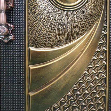 Door Security Design Bullet Proof Luxury Entrance Cast Aluminum Doors  (note: price depends on the size of your door )