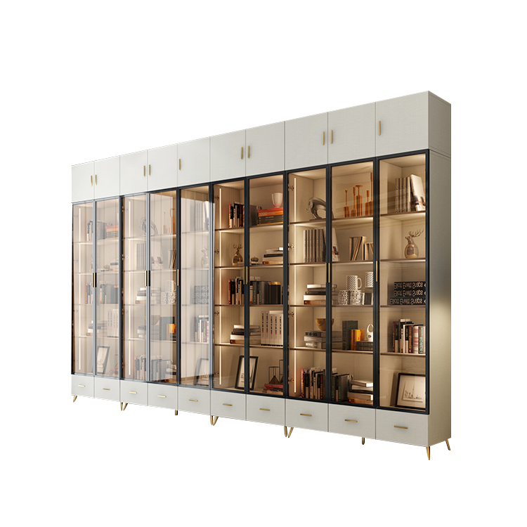 Modern Economical Home Large Study Room Bookcase