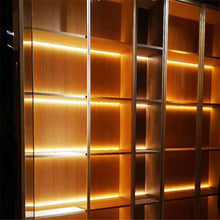 Загрузить изображение в средство просмотра галереи, Kitchen Cabinet Accessories Wooden Led Shelves Double Edge Emitting Light For 18mm Thick Wood Shelf
