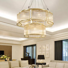 Cargar imagen en el visor de la galería, Elegant nice decorative art dining manufacturer residential interior decorative led crystal chandelier
