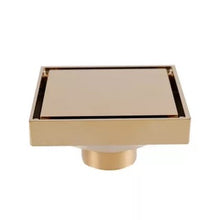 Charger l&#39;image dans la galerie, Metal Brass Stainless Steel Bathroom Conceal Tile Insert 10*10mm Conceal Invisible Floor Drain
