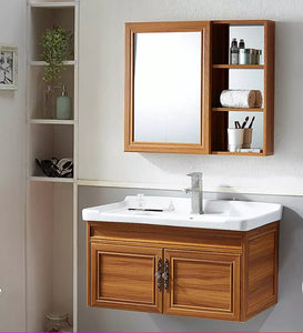 carbon fiber mirrored cabinet bathroom furniture vanity