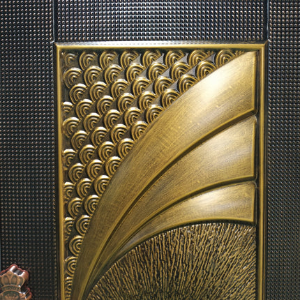Door Security Design Bullet Proof Luxury Entrance Cast Aluminum Doors  (note: price depends on the size of your door )