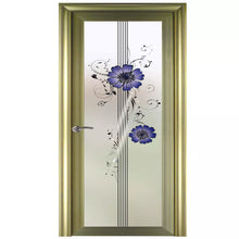 Load image into Gallery viewer, Customized Aluminium swing glass doors for classic bathroom swing washroom door
