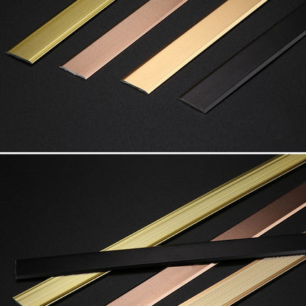 304 Stainless steel Metal Trimmer Border Flat waterproof and Moisture proof Trim for Wall Accent