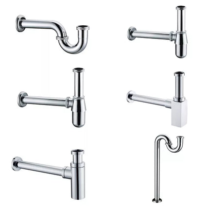 Mattschwarzer Aufsatzwaschtisch mit Siphon und Pop-up-Ablaufstopfen 