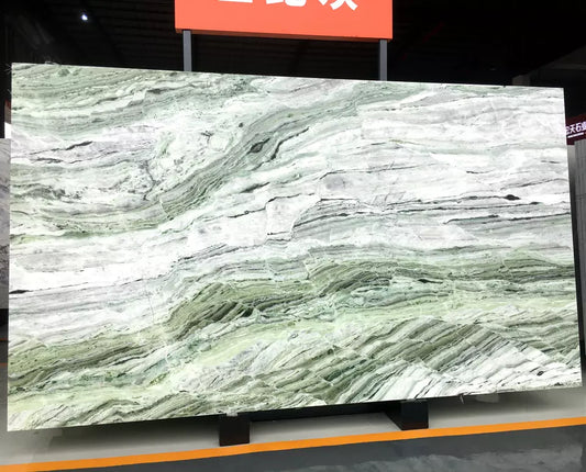 European Style Large Freestanding Green Marble Natural Stone