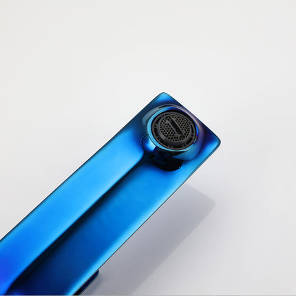 Faucet Tap blue Bathroom Basin Faucet Single Handle Mixer Tap Deck Mounted water faucet