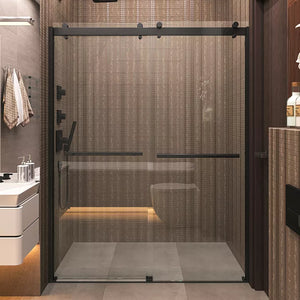 Luxury Frameless Shower Cabin Enclosure Tempered Glass Bathroom Sliding Shower Glass Door