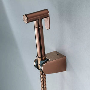 brass rose gold water bidet spray set