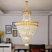 Load image into Gallery viewer, Modern Style Decorative Dining Room Bedroom Hotel Luxury Crystal Led Chandelier Lighting
