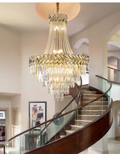 Load image into Gallery viewer, Luxury Crystal chandelier Home hotels living room décor ceiling lights
