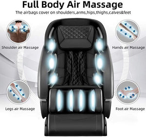 Japanese 3D Luxury Electric 4d zero gravity Full Body Shiatsu Recliner massage chair Customs Data