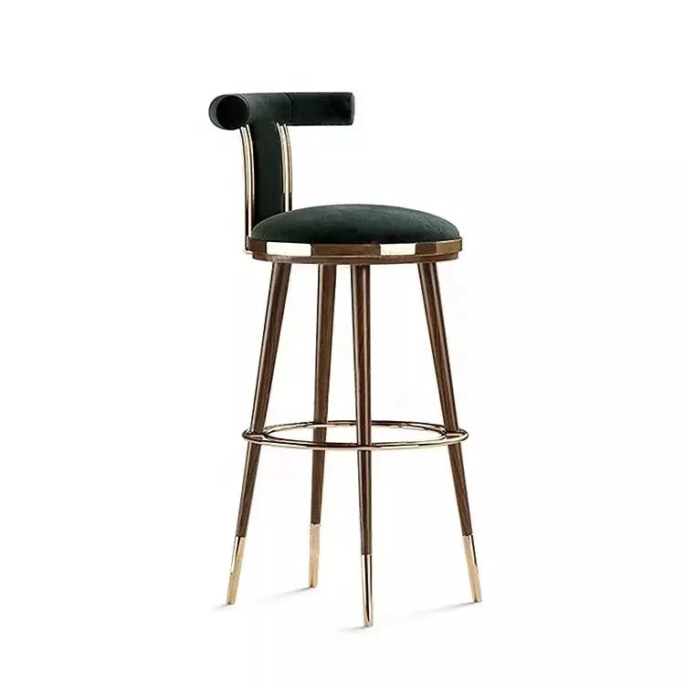 Bar Height Chair Luxury Wooden Bar Stool Chair