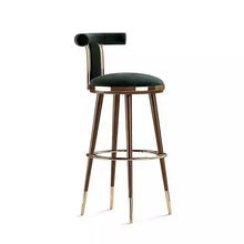 Cargar imagen en el visor de la galería, Bar Height Chair Luxury Wooden Bar Stool Chair
