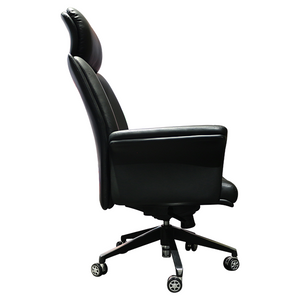 Hot sales PU leather black ergonomic computer chair high back reclining boss office chair