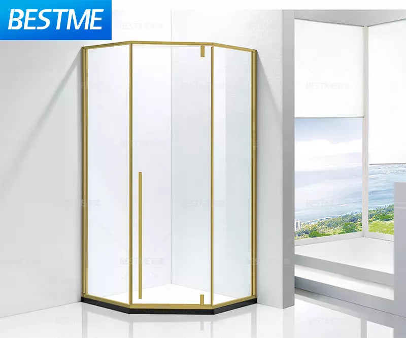 shower enclosure tempered glass shower cabin door folding shower doors