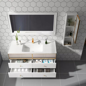 Modern Vessel Sink Vanity Bathroom Cabinet