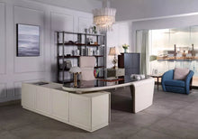 Загрузить изображение в средство просмотра галереи, luxury home modern executive desk office table design
