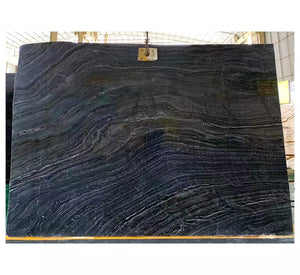 Black Wooden Marble Slab Polished Black Forest Marble For Wall Tile