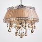 Modern hanging golden crystal chandelier luxury ceiling lights