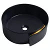 Wash Basin Black Plate Coloured Bathroom Basin