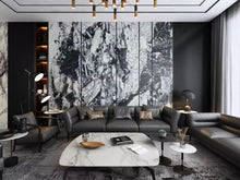 Lade das Bild in den Galerie-Viewer, Fantasy Polished Black Marble Slabs Nero Grand Antique Marble For Interior Counter top Tiles
