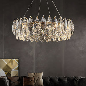 Living room chandelier modern minimalist atmosphere high-end dining room bedroom study living room headlight light luxury crysta