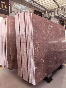 Beautiful Pink Marble Polished Surface Finishing and Big Slab