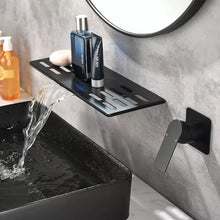 Cargar imagen en el visor de la galería, Waterfall Brass Basin Faucet For Bathroom Wide Faucet Cold And Hot Mixer Taps
