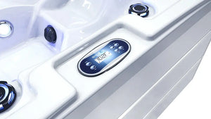 Bigger Jacuzzi Exterior 6 Person Socking Massage Bathtub High Quality Hot Tub With Aluminum Skirt