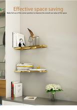 Load image into Gallery viewer, Stainless Steel Decorative Wall Decor Storage Shelves 3 Sets
